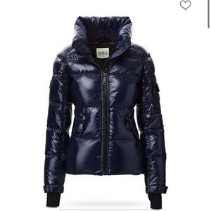 SAM. Shiny Navy jacket.  Freestyle DOWN Excellent used condition